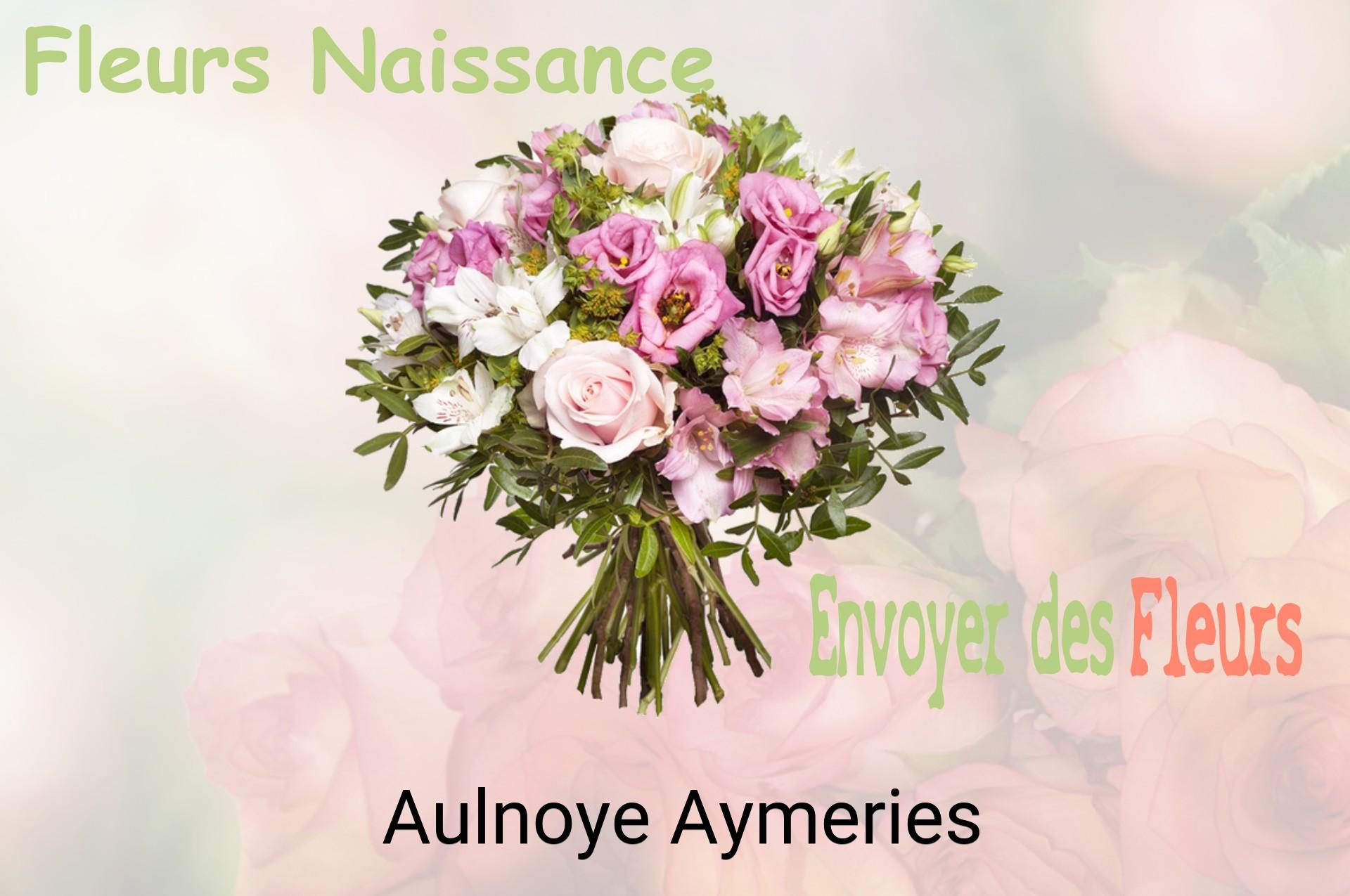 Bouquet de fleurs de naissance livré à Aulnoye-Aymeries